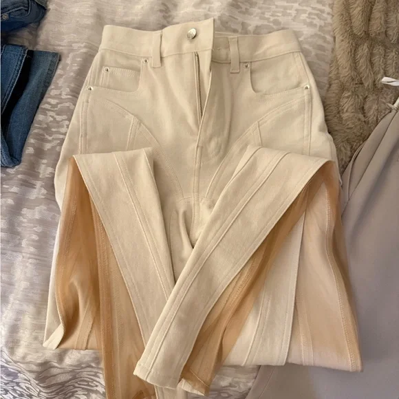 Mugler White spiral jeans - Picture 5 of 5